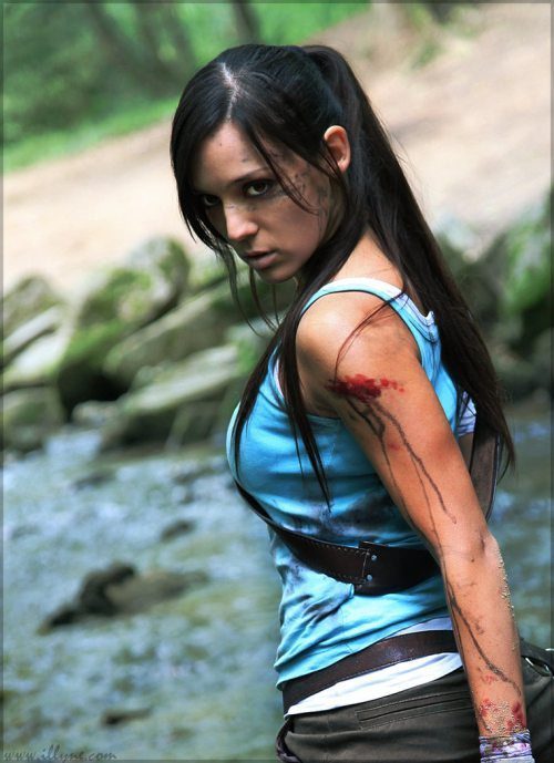Seksualios merginos Lara Croft Tomb Raider
