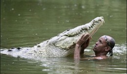 Ar mėgstate plaukioti su krokodilais